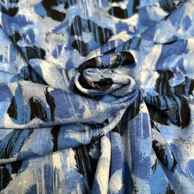 Sichere Zahlung Jersey Viskose El goem Blau