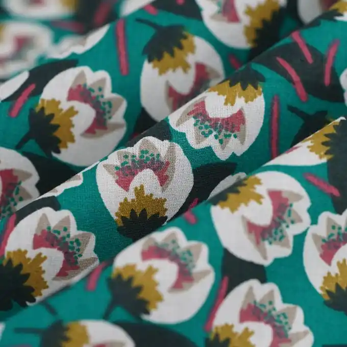 Baumwollstoff Dimeo smaragdgrün Neuheit