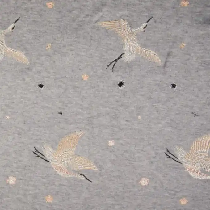 Jersey Viskose Storch Grau Top-Preis