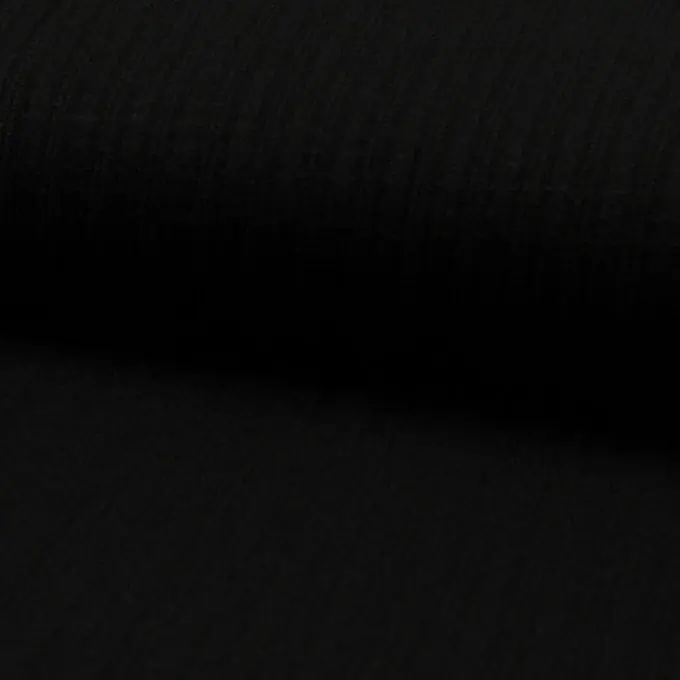 Jersey Zopfmuster schwarz Neuheit