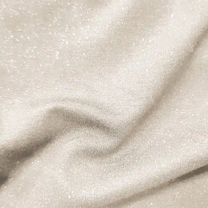 Milano Stretch Glitzer Ecru/Gold Angebot