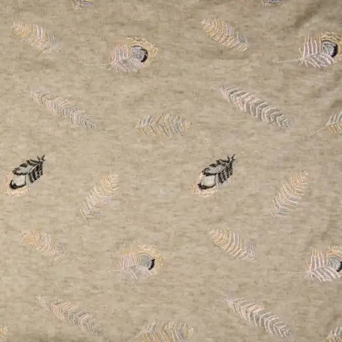 Jetzt Kaufen Jersey Viskose Feder Taupe