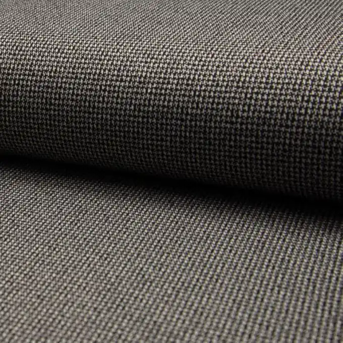 Expressversand Jacquard Viskose Stretch Hahnentrittmuster Schwarz/Weiß