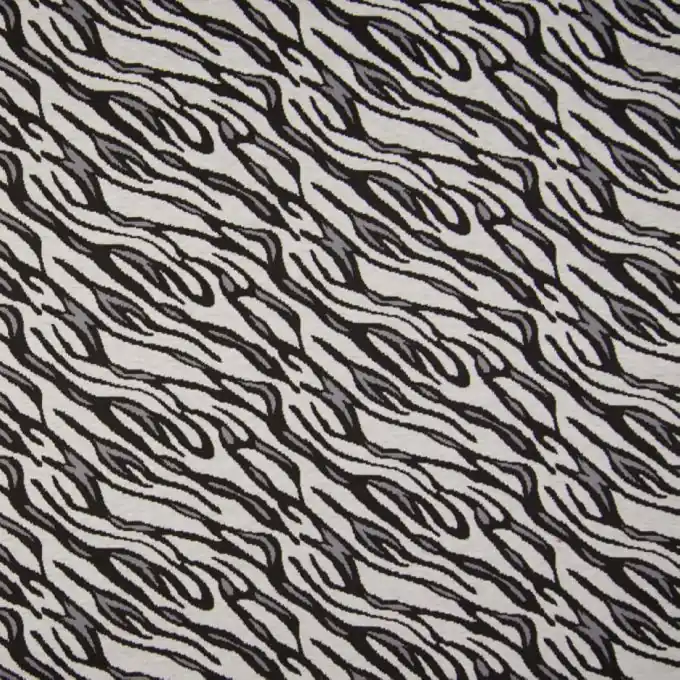Jersey Jacquard Zebra Grau Gleich Bestellen