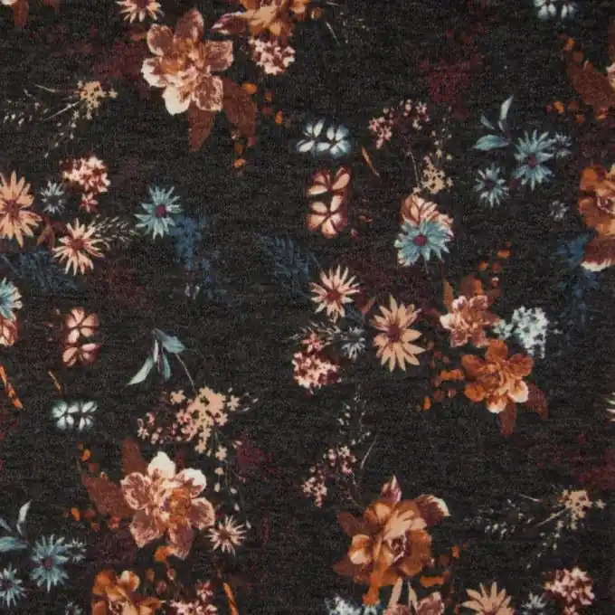 Nur Für Kurze Zeit Strickstoff Braun/Dunkelgrau