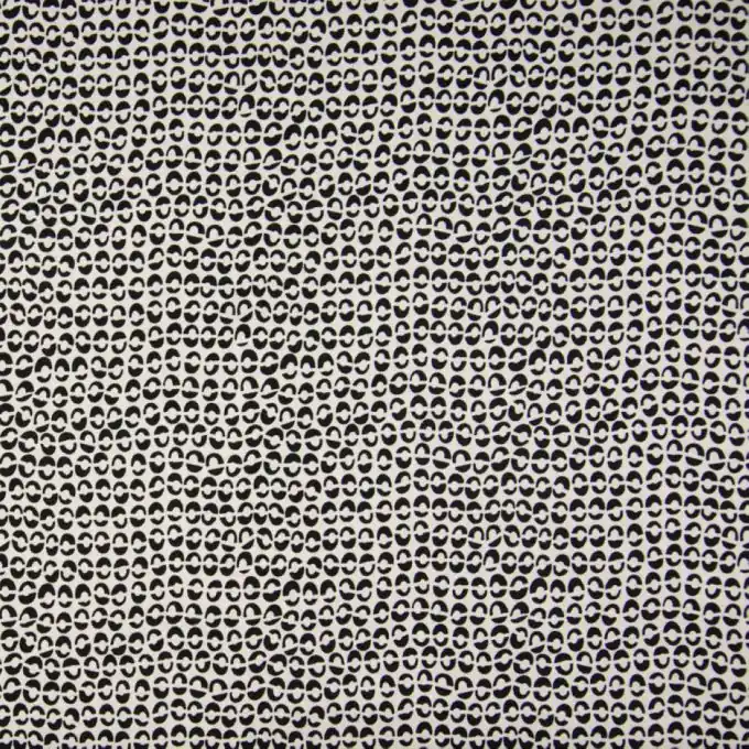 Twill Viskose Perlenkette Weiß Rabatt