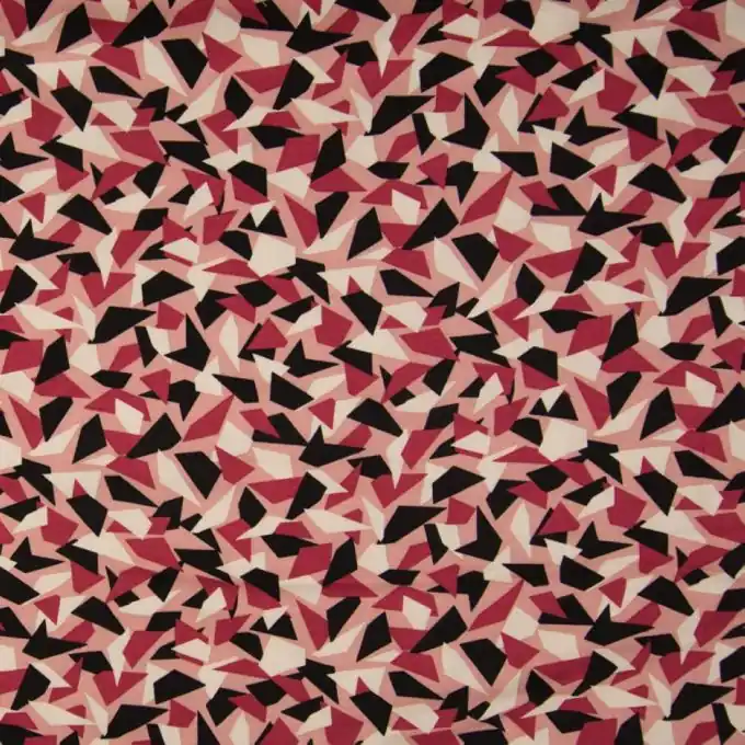 Angebot Twill Viskose Dreiecke Altrosa