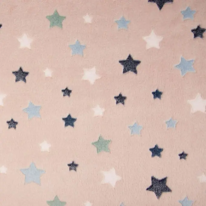 Alpenfleece Sterne Rosa Neue Ware