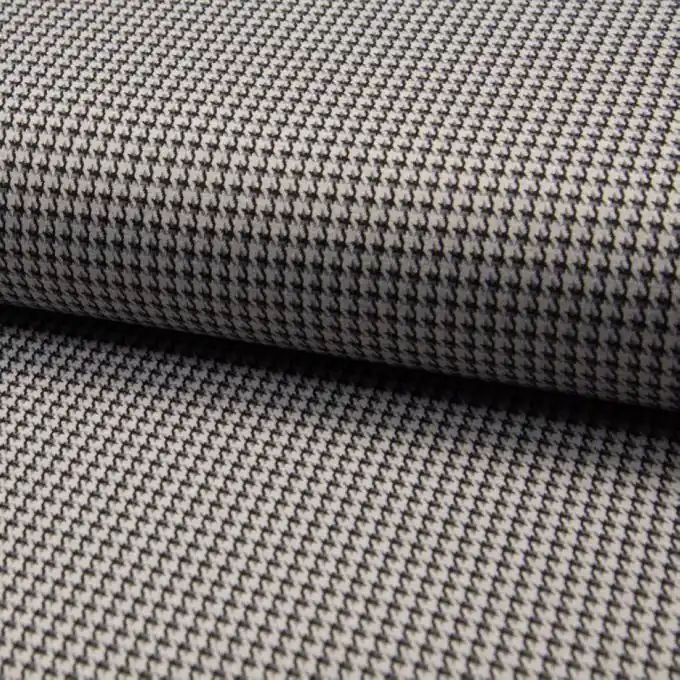 Jersey Jacquard Hellgrau/Schwarz Wochenendangebot