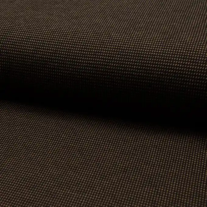 Nur Heute Jacquard Viskose Stretch Punkte Schwarz/Ocker