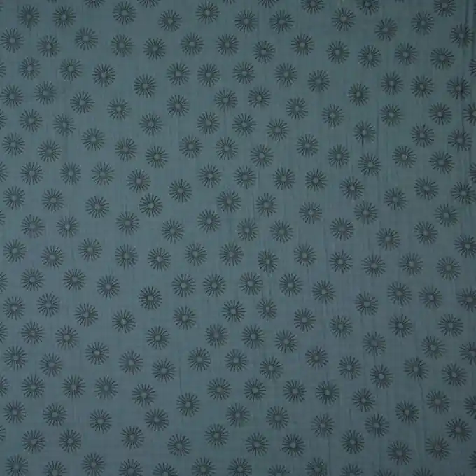 Schnäppchen Musselin Kleine Sonne Blau