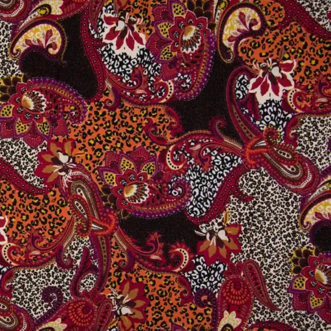 Must-Have Jersey Viskose Leopard Rot