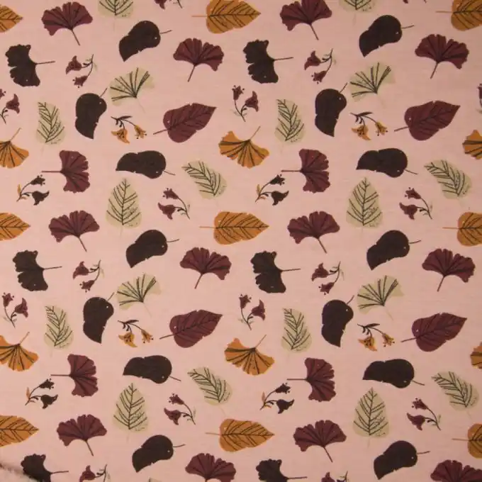 Alpenfleece Blätter Rosa Letzte Chance