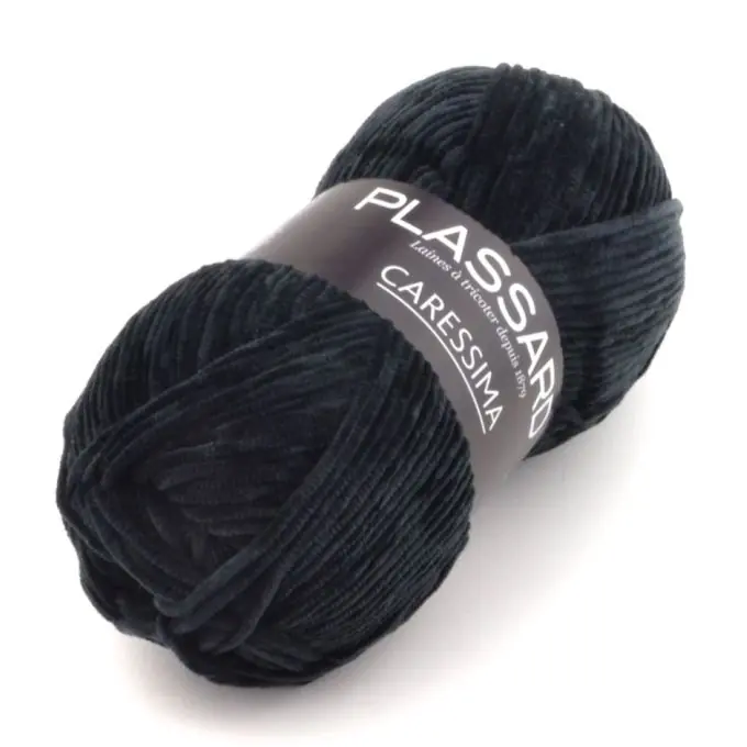 Strickgarn Caressima Schwarz 100m Bestpreis