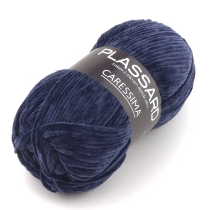 Top-Preis Strickgarn Caressima Dunkelblau 100m
