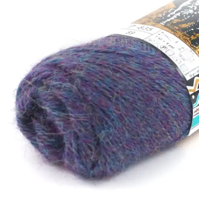 Echt Strickgarn Alpaka Violett 180m