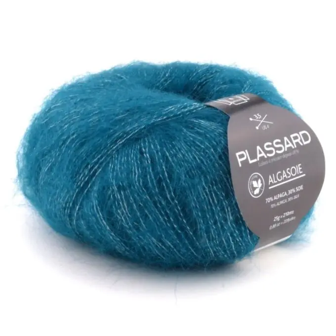 Strickgarn Algasoie Dunkelblau 210m Gratis Versand