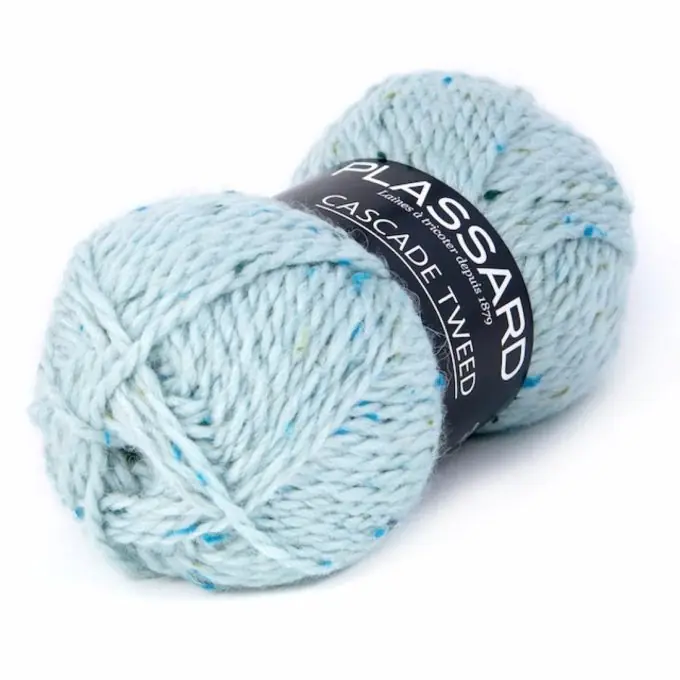 Günstig Strickgarn Cascade Tweed Blau 100m