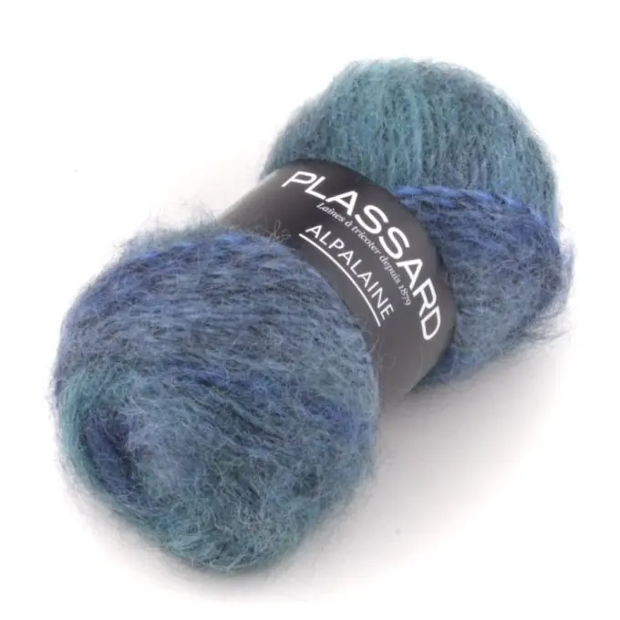 Strickgarn Alpalaine Grau Bunt 100m Expressversand