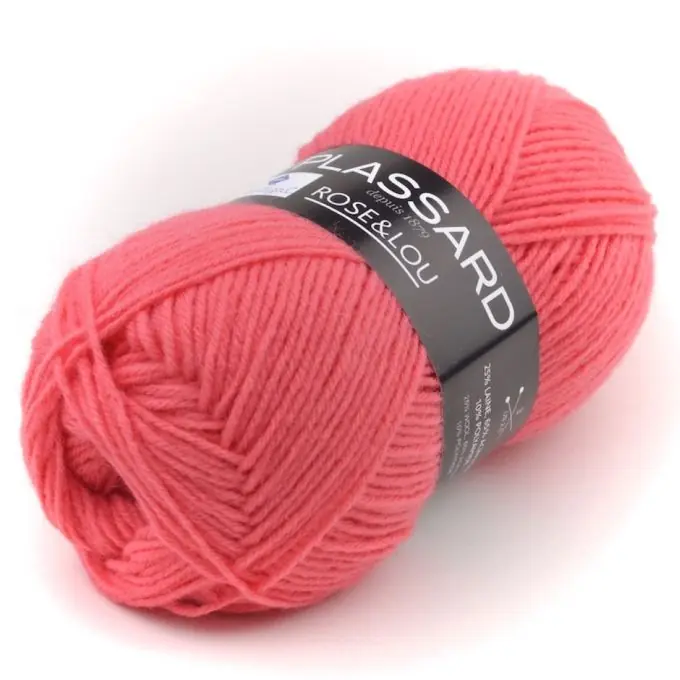 Strickgarn Rose-Lou Lachsrosa 210m Mengenrabatt