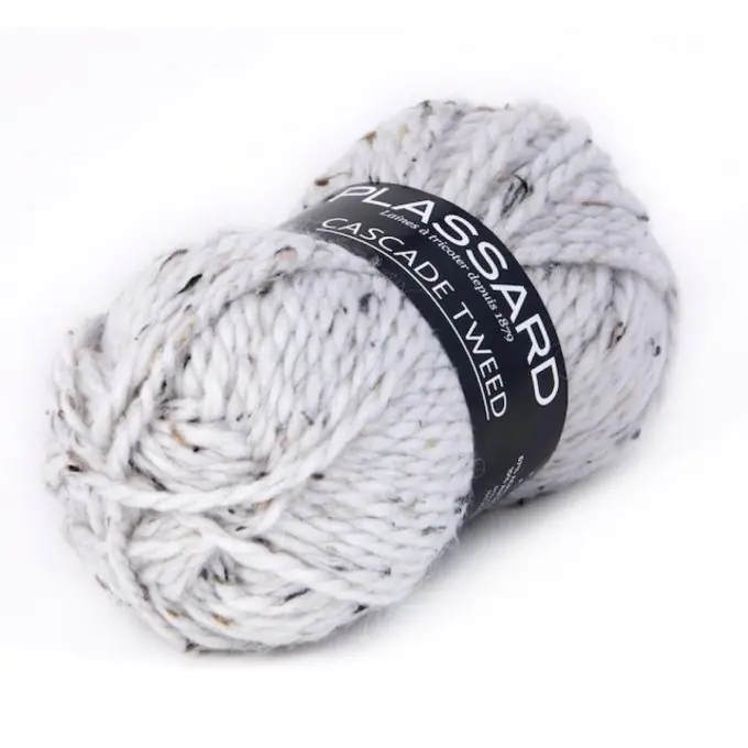 Echt Strickgarn Cascade Tweed Hellgrau 100m