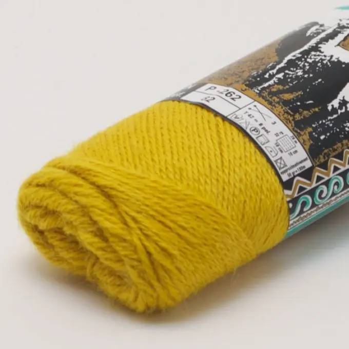 Strickgarn Alpaka Gelb 180m Kracherpreis