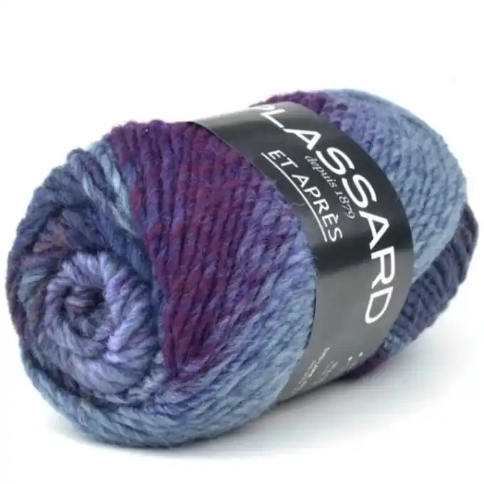 Zertifiziert Strickgarn Et Après Violett 90m
