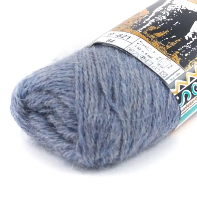 Top-Seller Strickgarn Alpaka Blaugrau 180m