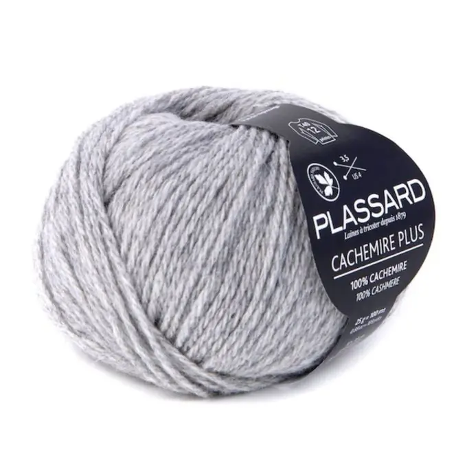 Sonderangebot Strickgarn Kaschmir Hellgrau 100m