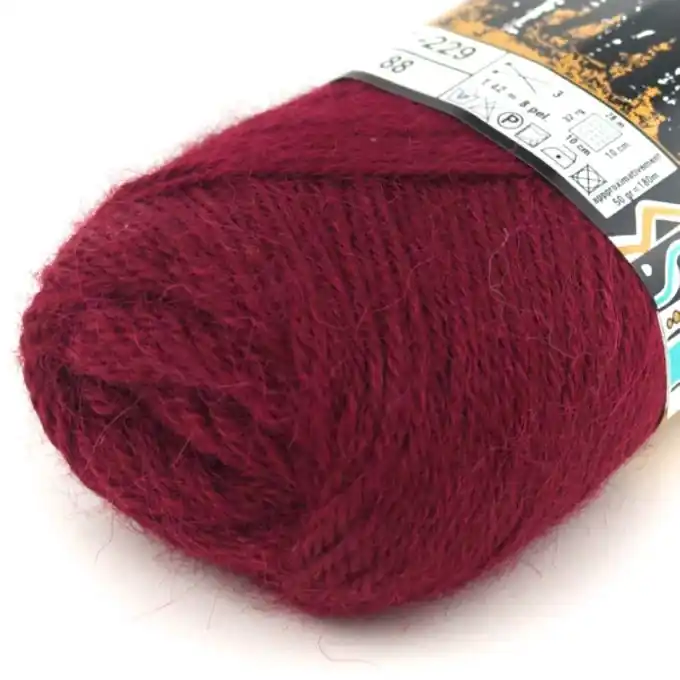 Gleich Bestellen Strickgarn Alpaka Zinnoberrot 180m