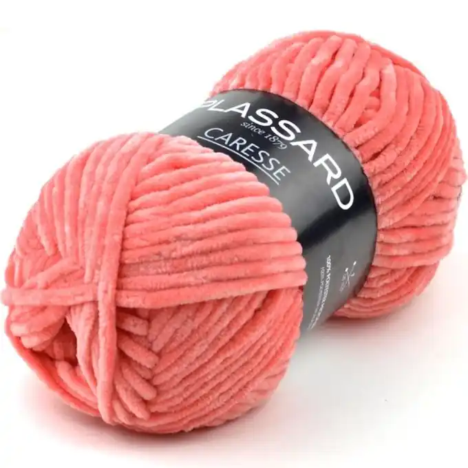 Strickgarn Caresse Orange 100m Exklusiv