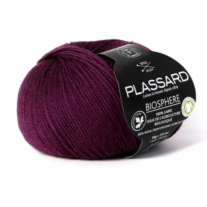 Strickgarn Biosphere Violett 175m Echt