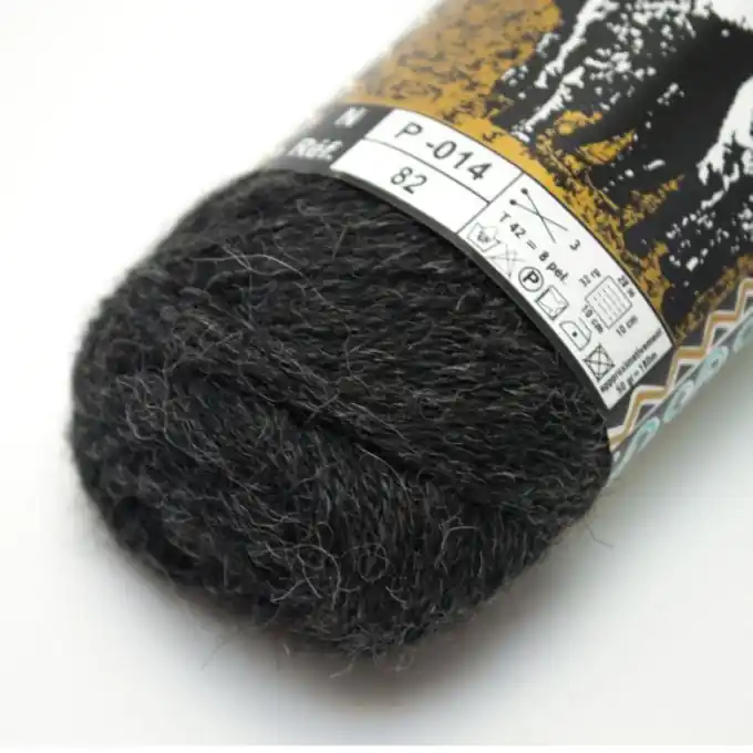 Strickgarn Alpaka Anthrazit dunkel 180m Schnäppchen