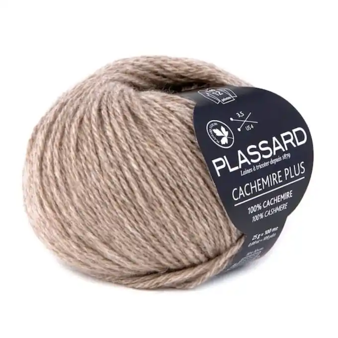 Strickgarn Kaschmir Beige 100m Original