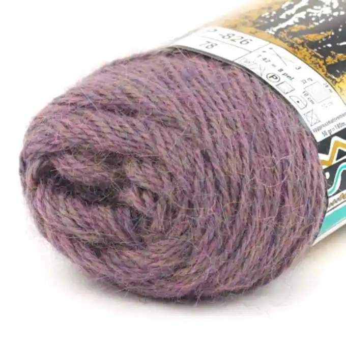 Mega-Angebot Strickgarn Alpaka Malve 180m