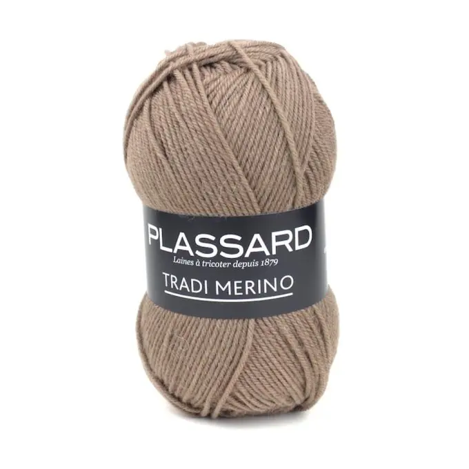 Sichere Zahlung Strickgarn Tradi-Merino Braun 200m