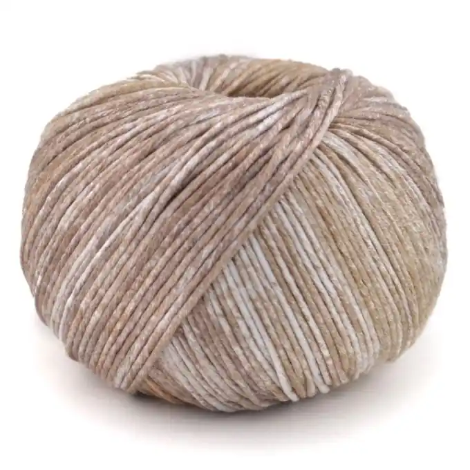Kracherpreis Strickgarn Gong Spray Beige Bunt 130m