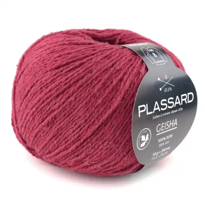 Meistverkauft Strickgarn Geisha Rubinrot 200m