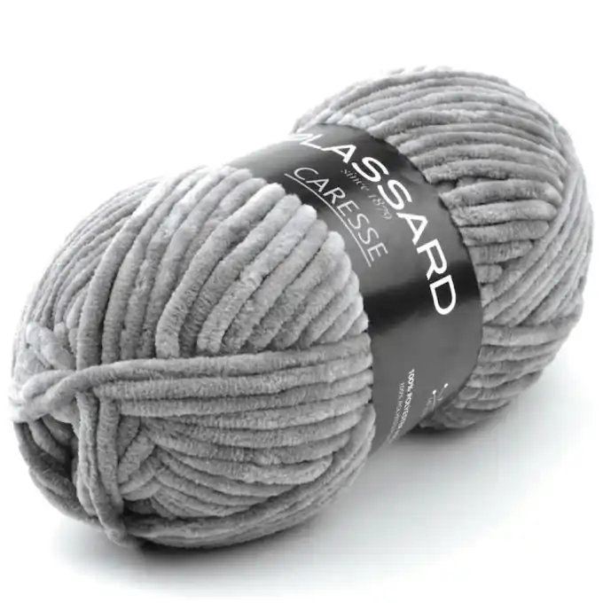 Gleich Bestellen Strickgarn Caresse Grau 100m