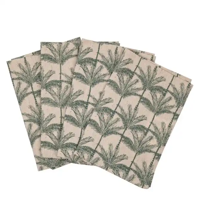 Set 4 Stoffservietten Palmen Sofort Bestellen