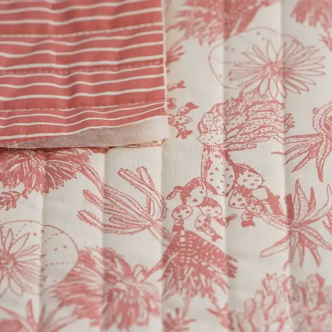 Steppstoff Desert Rosa/Ecru Im Trend