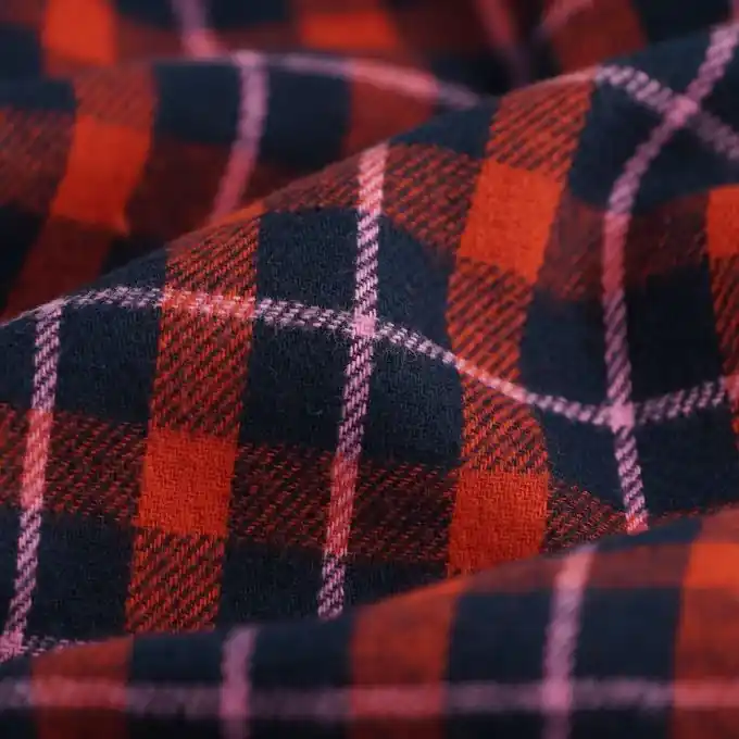 Top-Seller Baumwollflanell Karos rot