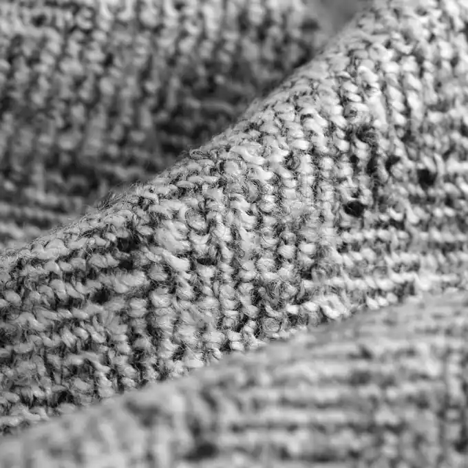 Schneller Versand Wollstoff Mantel grau meliert