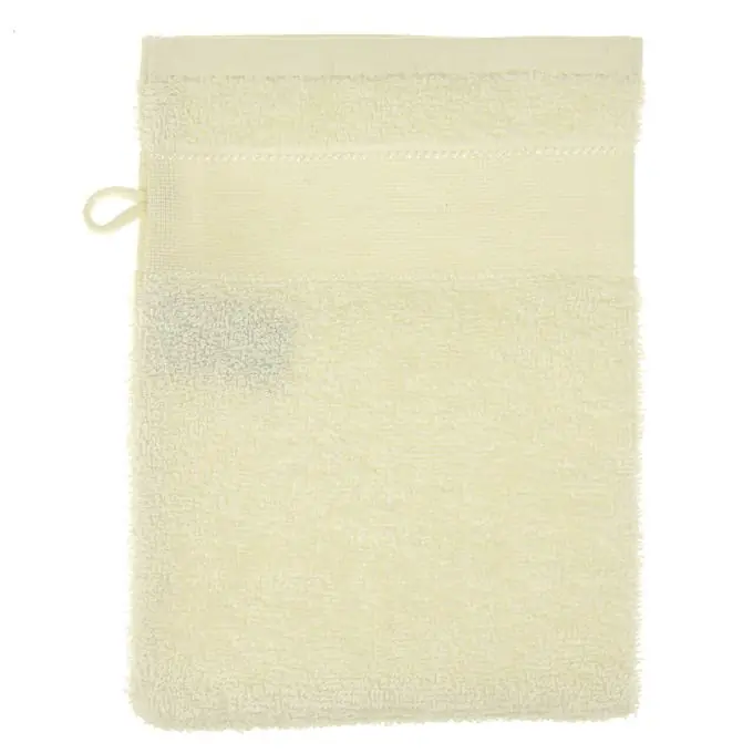 Aktuell Waschlappen zum Besticken Ecru