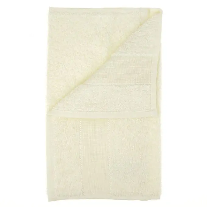 Geprüft Gästehandtuch zum Besticken ecru