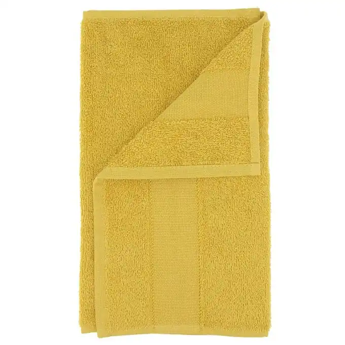 Billig Gästehandtuch zum Besticken senfgelb