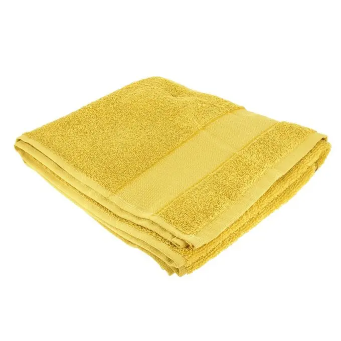 Handtuch zum Besticken senfgelb Aktuell
