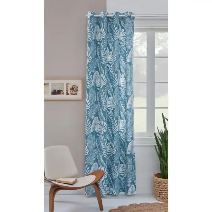 Vorhang Fontaine blau Neue Kollektion