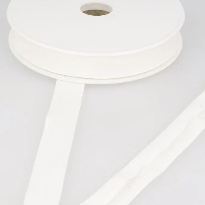 Echt Schrägband Jersey viskose dehnbar 20mm Ecru