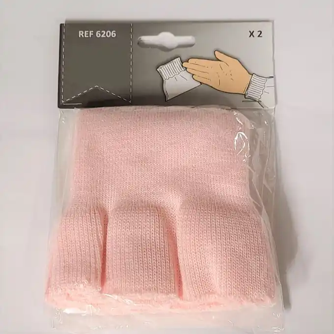 Top-Qualität Rosa Rippenbündchen für Abschlüsse an Jacken und Pullovern